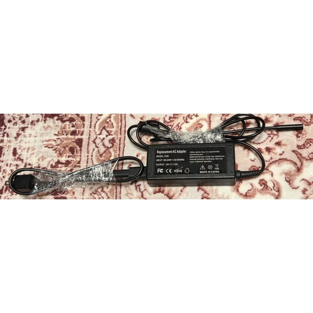 Microsoft Surface Pro Charger Aftermarket Power Supply AC Adapter Black 12V
